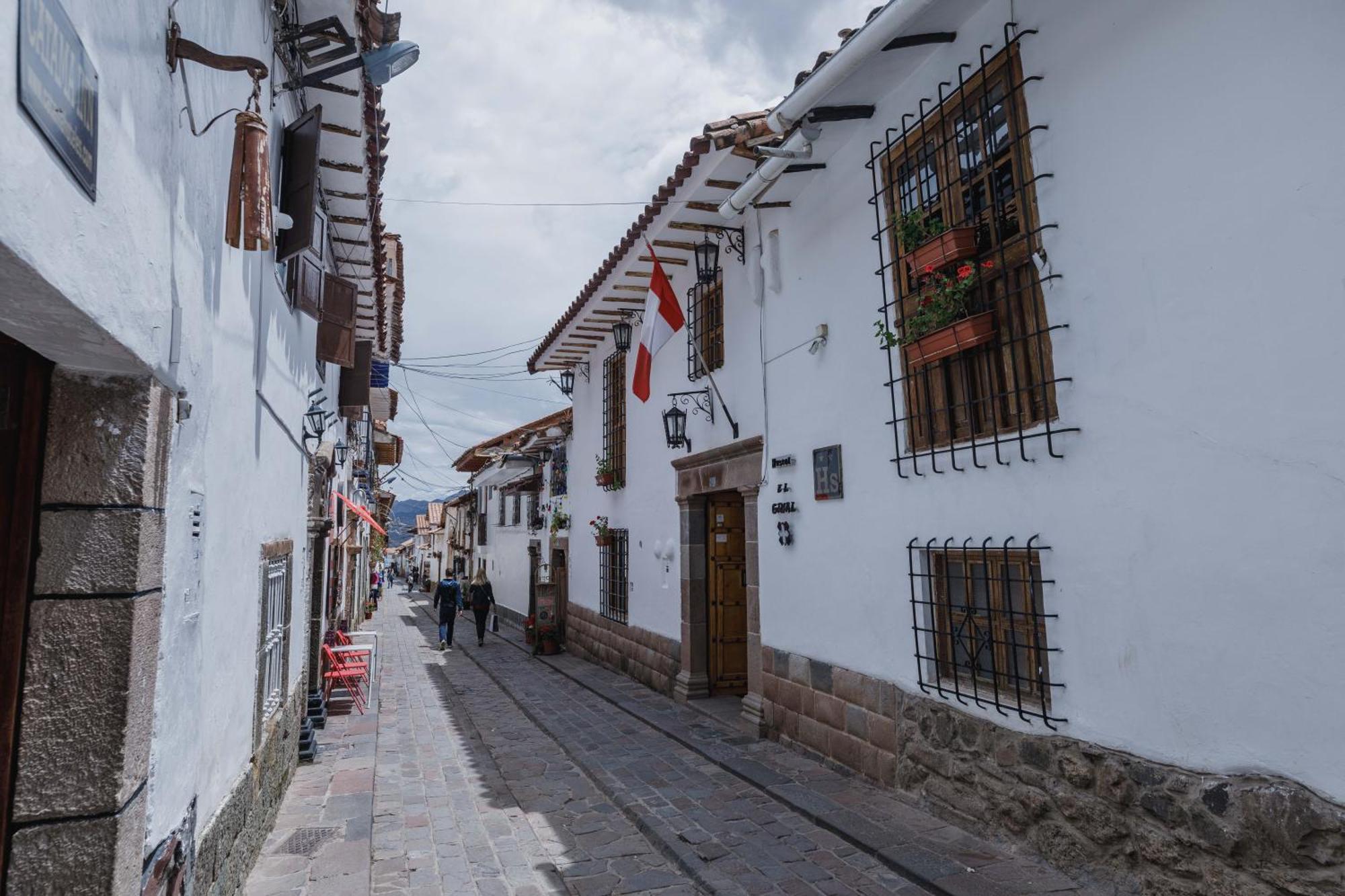 Hostal El Grial Cuzco Exterior foto